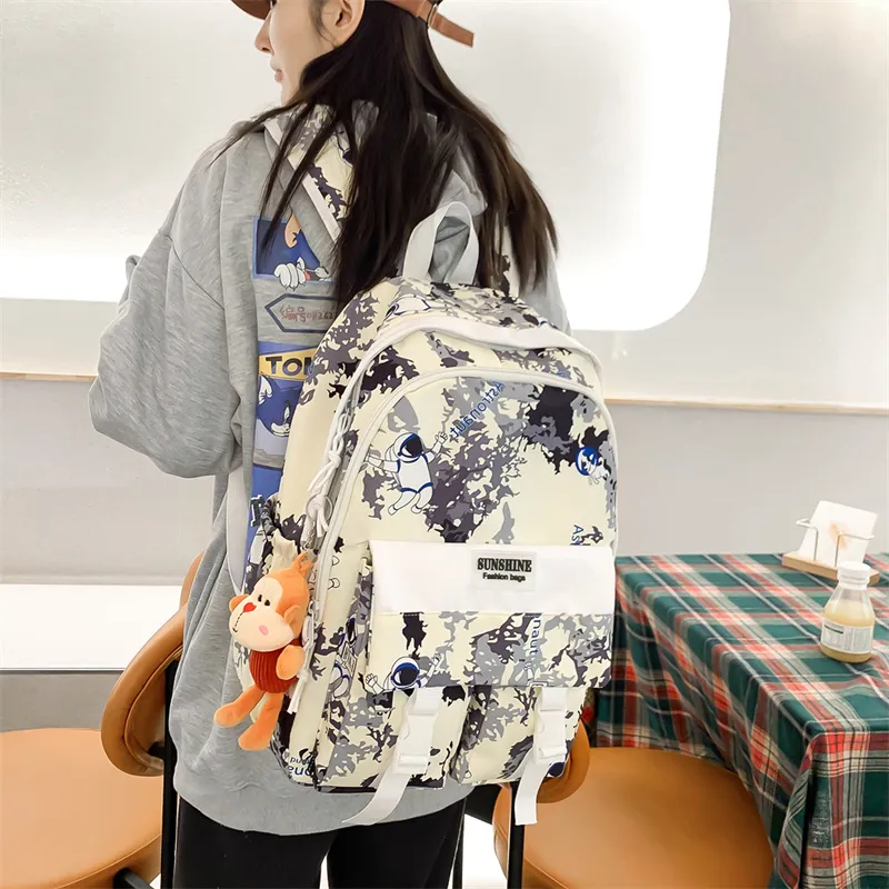 WICKBUEN Nylon Backpack Unisex Multicolor-2