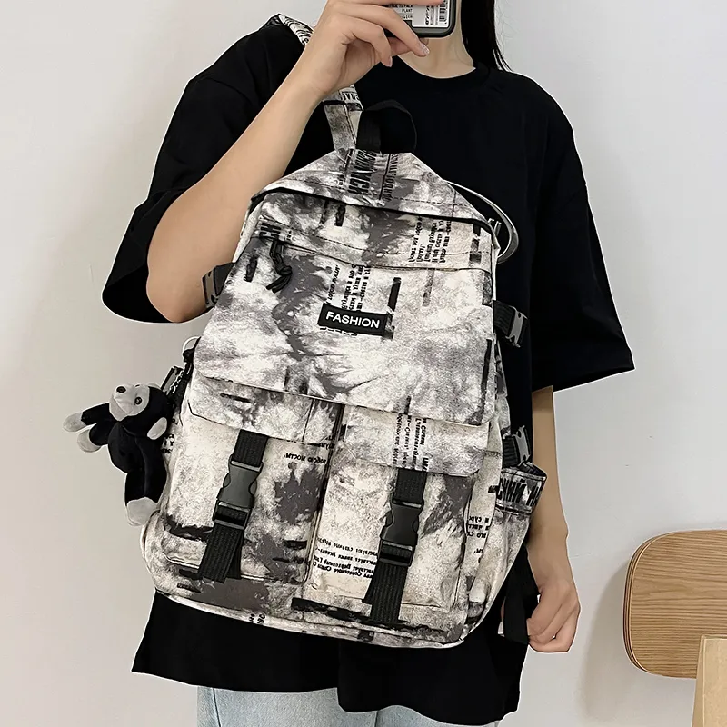 WICKBUEN Nylon Backpack Unisex Multicolor-2