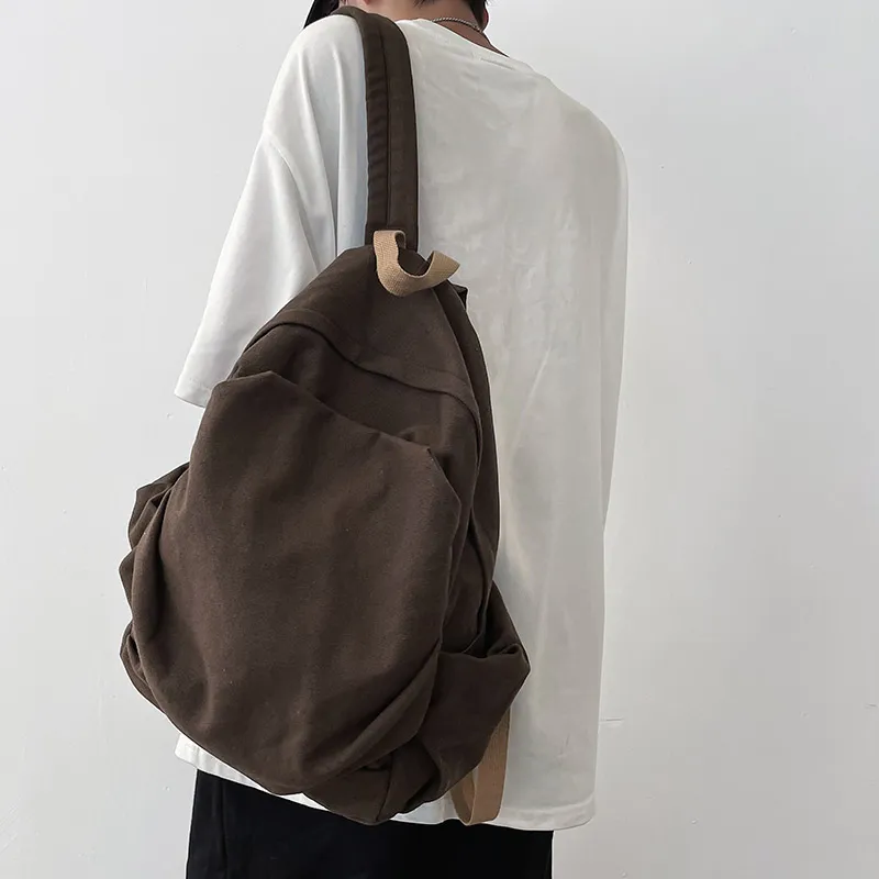 WICKBUEN Washable Canvas Backpack Unisex Multicolor-24