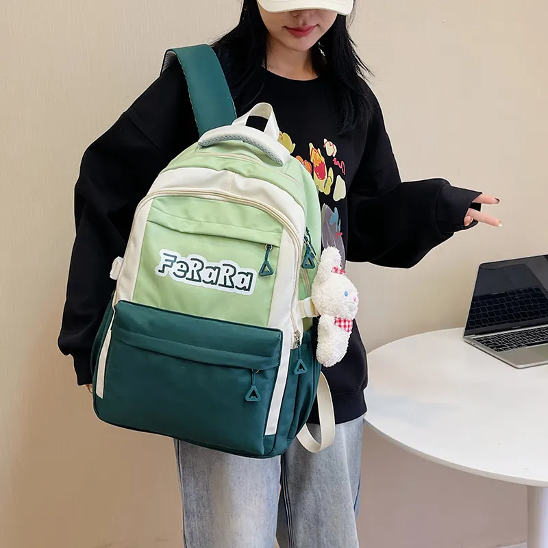 WICKBUEN Canvas Backpack Unisex Multicolor-13