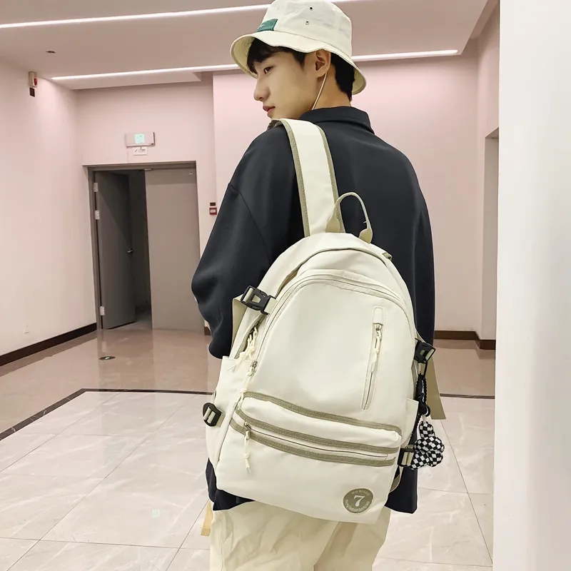 WICKBUEN Nylon Backpack Unisex Multicolor-1