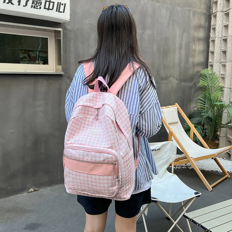 WICKBUEN Nylon Fabric Backpack Women's Multicolor-2