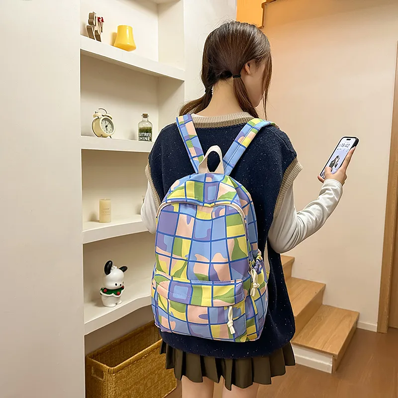 WICKBUEN Nylon Backpack Unisex Multicolor-17