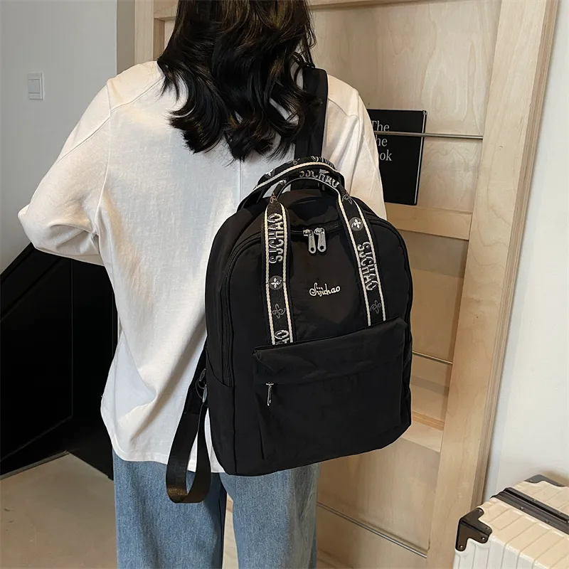 WICKBUEN Canvas Backpack Unisex Multicolor-17
