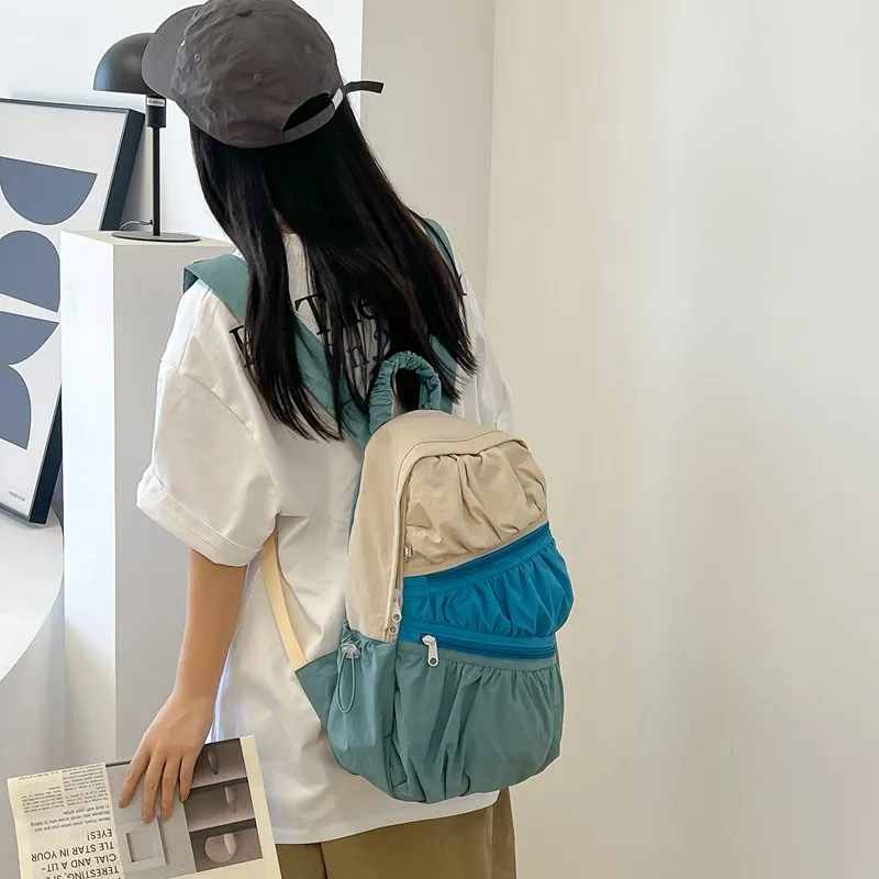 WICKBUEN Composite Cloth Backpack Tubas Unisex Multicolor-8