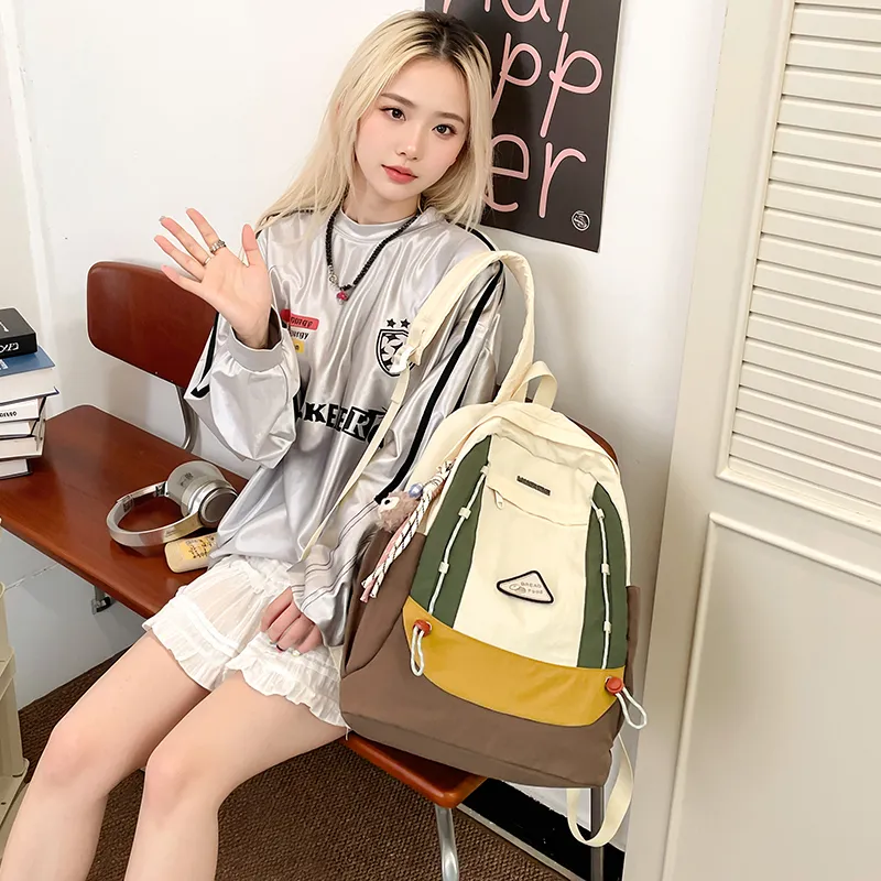 WICKBUEN Corduroy Backpack Unisex Multicolor-5