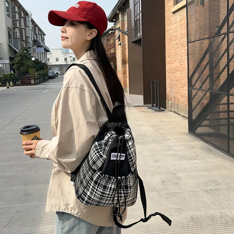WICKBUEN Nylon With Woolen Backpack Women's Multicolor-12