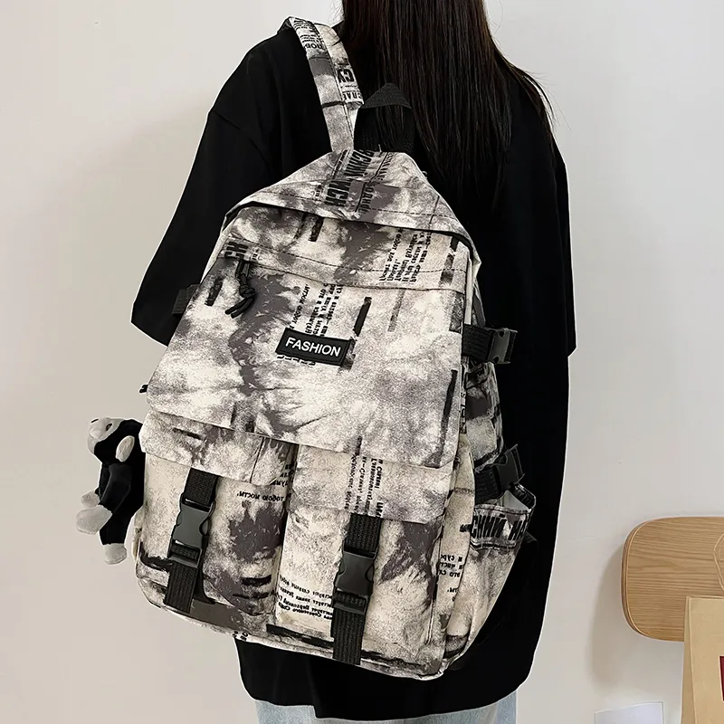 WICKBUEN Nylon Backpack Unisex Multicolor-3