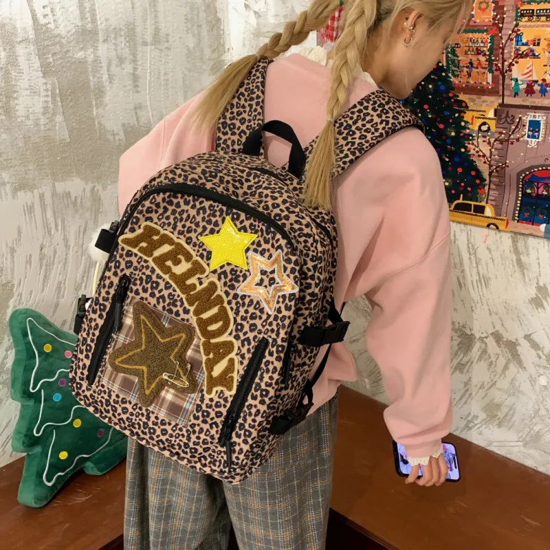 WICKBUEN Nylon Fabric Backpack Women's Multicolor-13