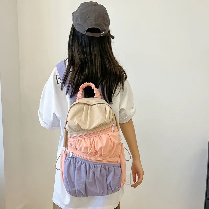 WICKBUEN Composite Cloth Backpack Tubas Unisex Multicolor-3
