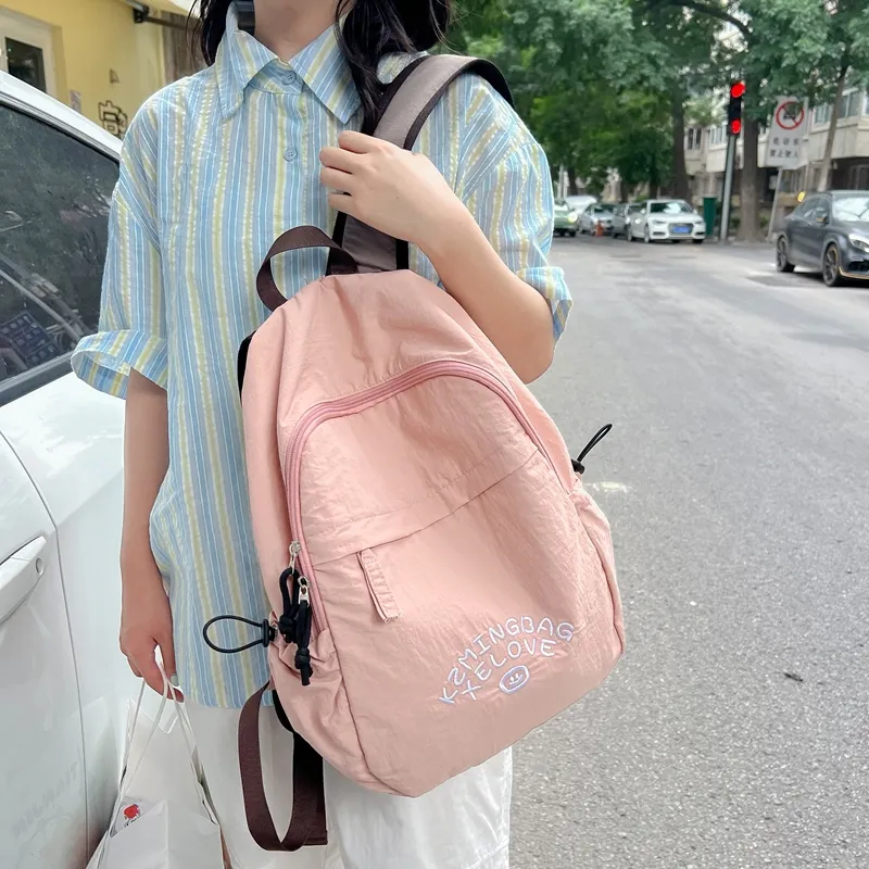 WICKBUEN Composite Cloth Backpack Unisex Multicolor-12