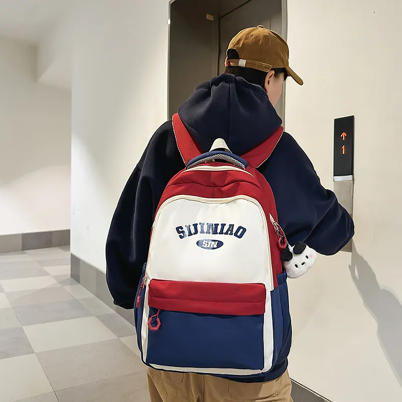 WICKBUEN Nylon Backpack Unisex Multicolor-4
