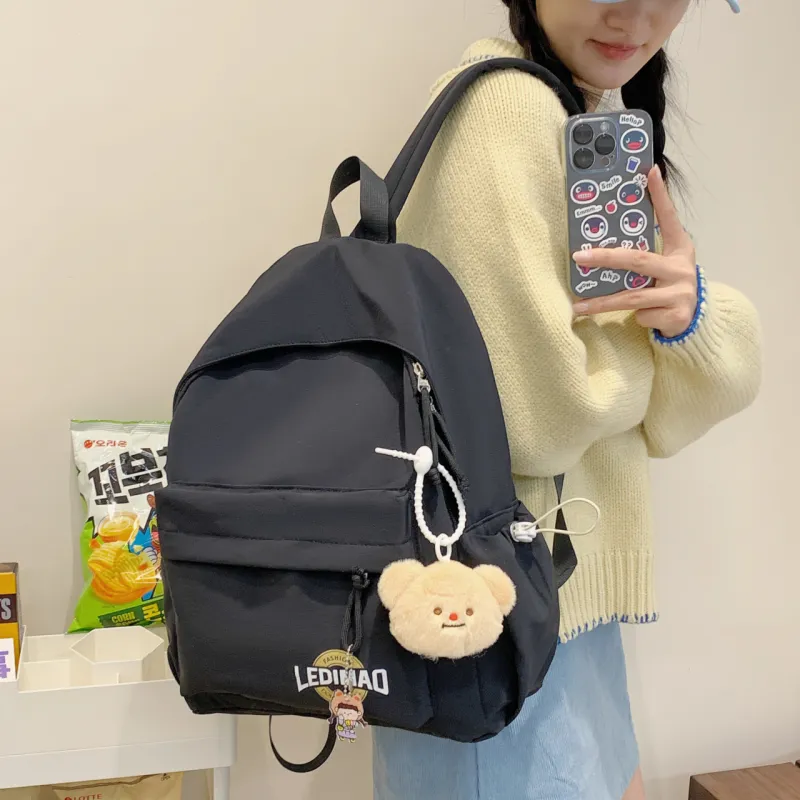 WICKBUEN Nylon Fabric Backpack Unisex Multicolor-8