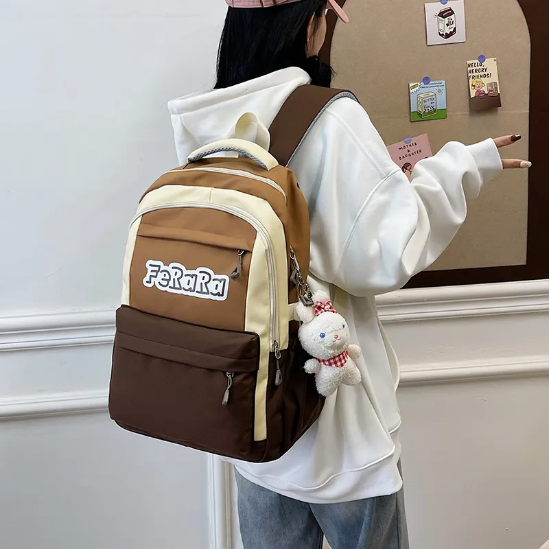WICKBUEN Canvas Backpack Unisex Multicolor-23