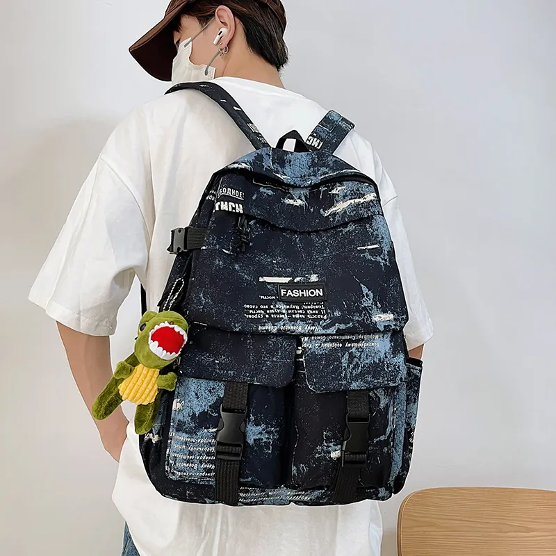 WICKBUEN Nylon Backpack Unisex Multicolor-7