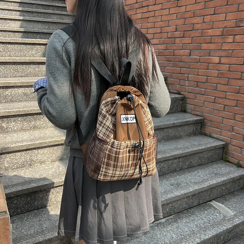 WICKBUEN Nylon With Woolen Backpack Women's Multicolor-15