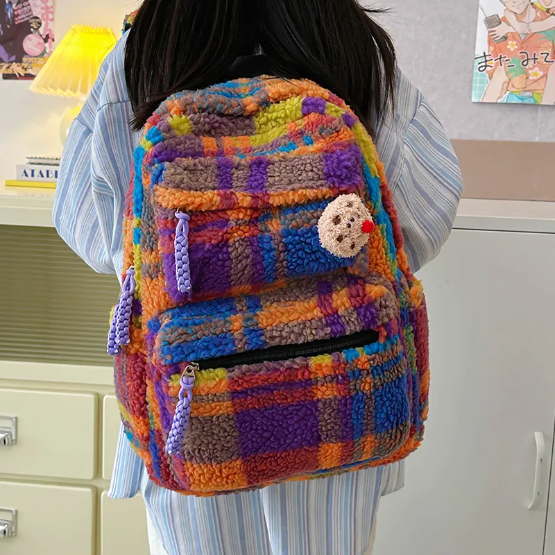 WICKBUEN Nylon Backpack Unisex Multicolor-11