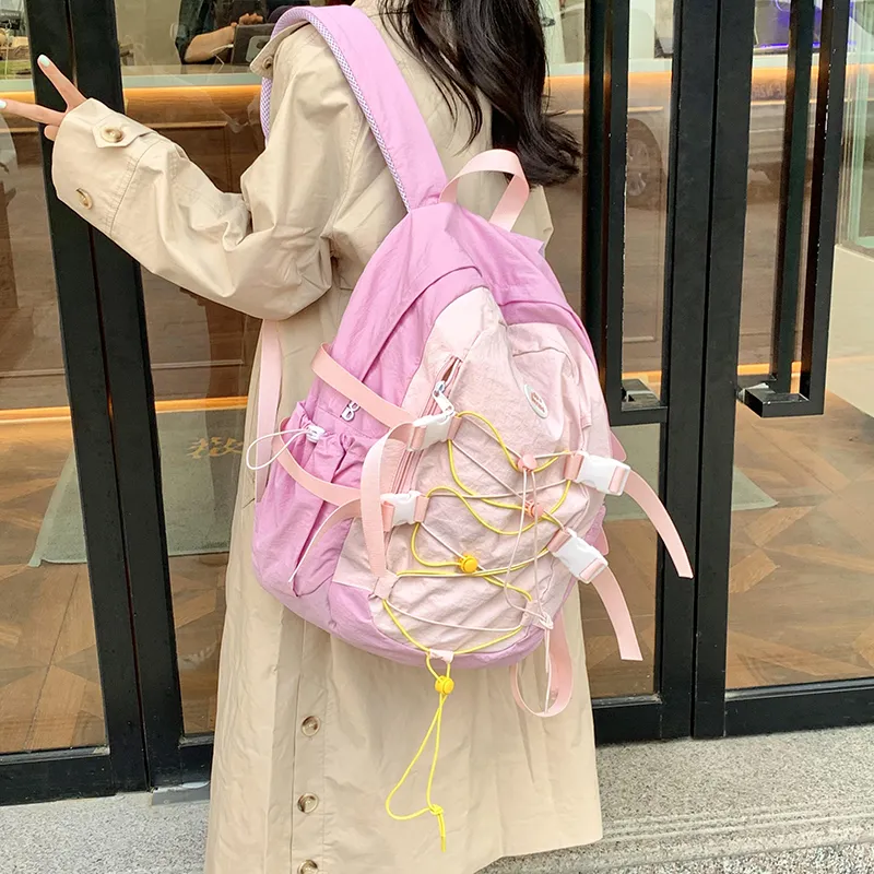 WICKBUEN Nylon Backpack Women's Multicolor-13