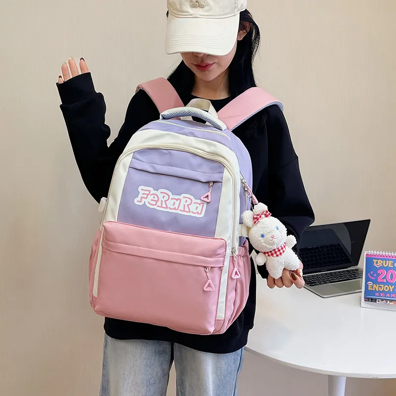 WICKBUEN Canvas Backpack Unisex Multicolor-11