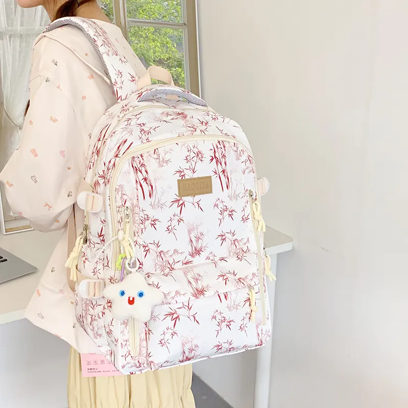 WICKBUEN Nylon Fabric Backpack Women's Multicolor-15
