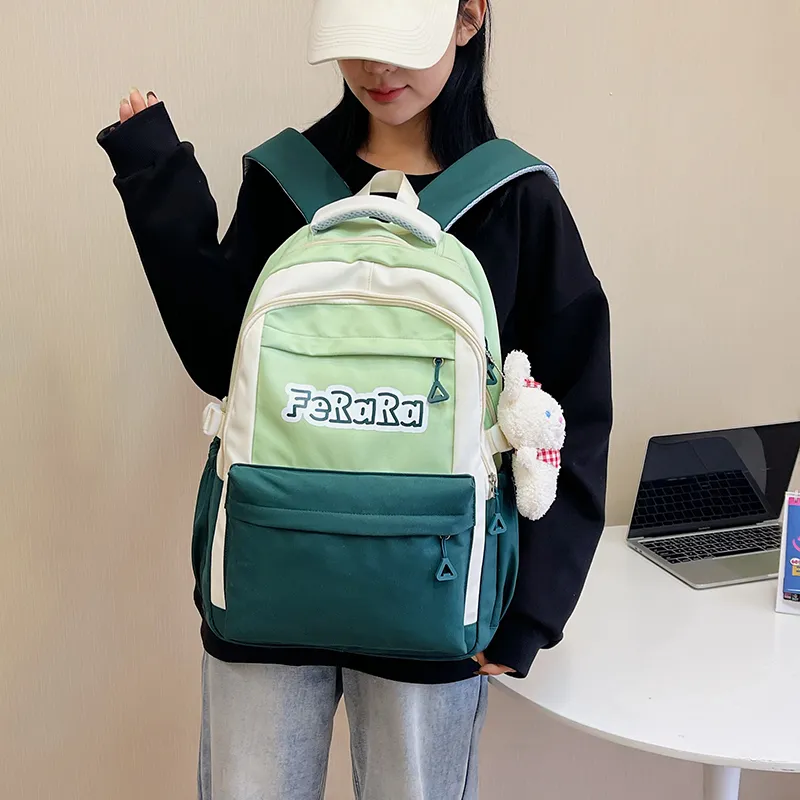 WICKBUEN Canvas Backpack Unisex Multicolor-15