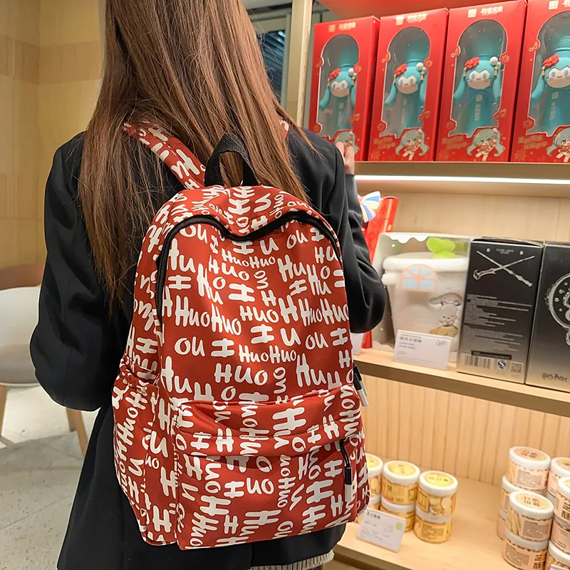 WICKBUEN Nylon Backpack Unisex Multicolor-9