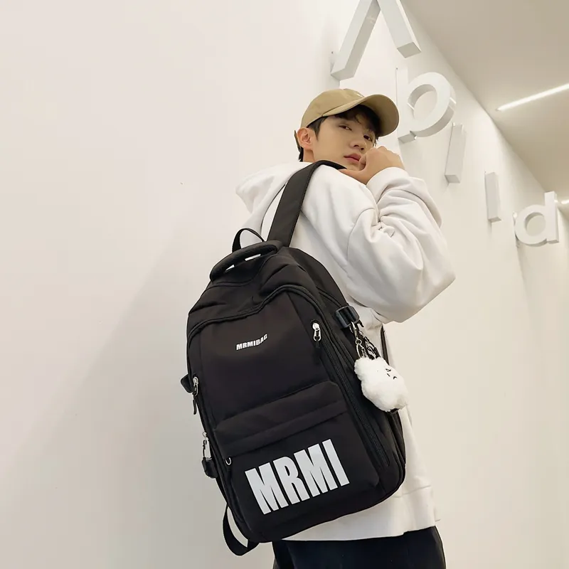 WICKBUEN Nylon Backpack Unisex Multicolor-12