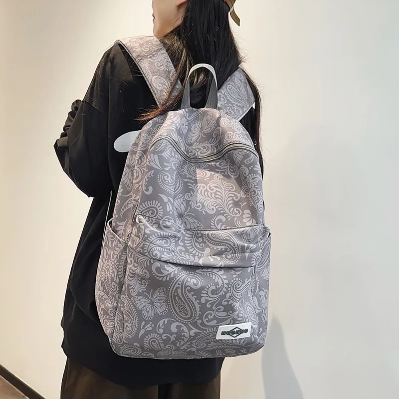 WICKBUEN Nylon Backpack Unisex Multicolor-17