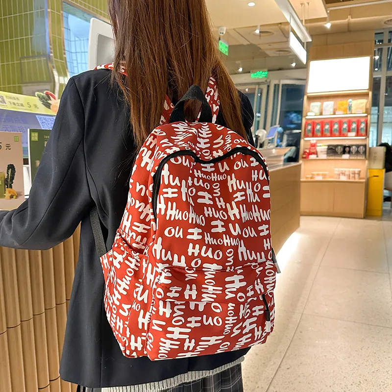 WICKBUEN Nylon Backpack Unisex Multicolor-11