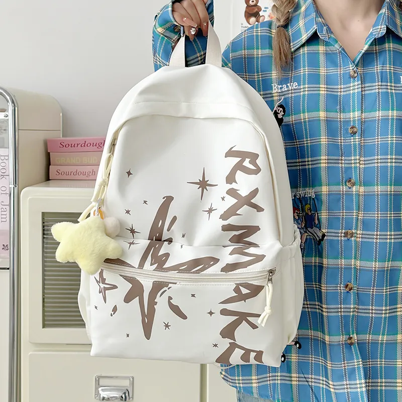 WICKBUEN PU Backpack Regular Unisex Multicolor-11