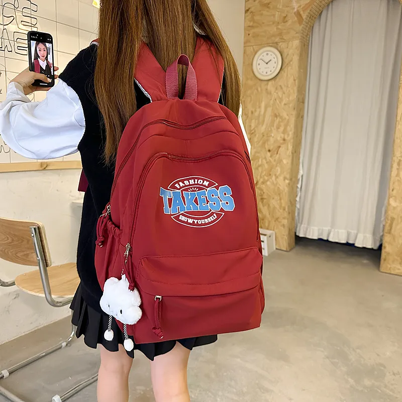 WICKBUEN Nylon Backpack Unisex Multicolor-15