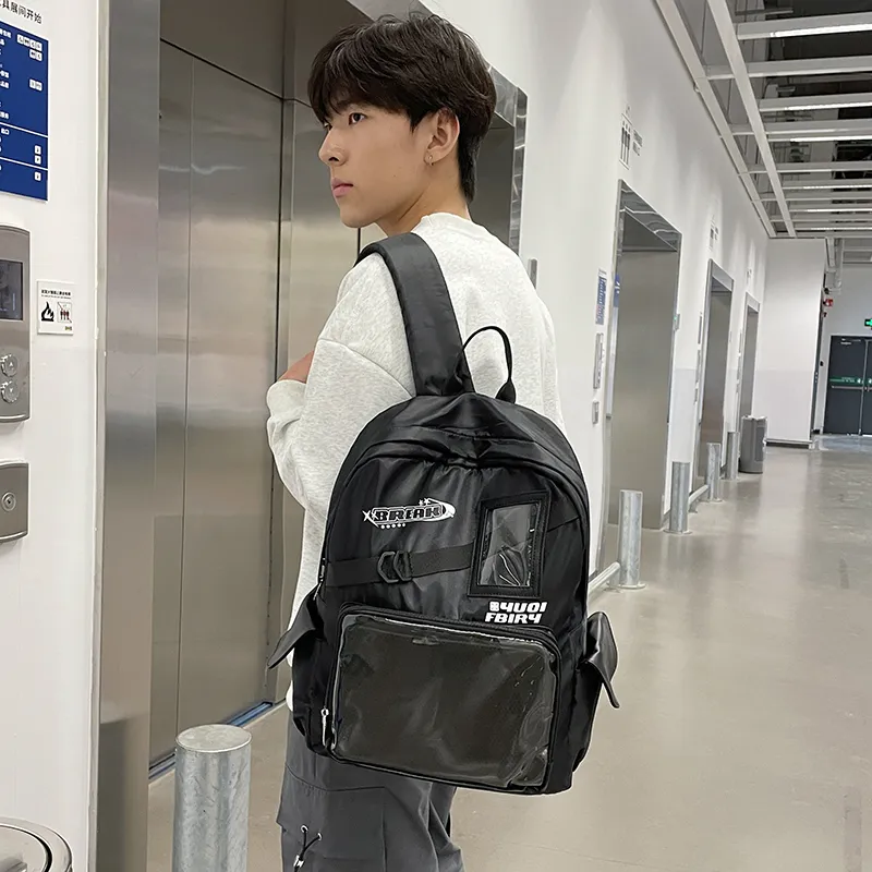 WICKBUEN Nylon Backpack Unisex Multicolor-7