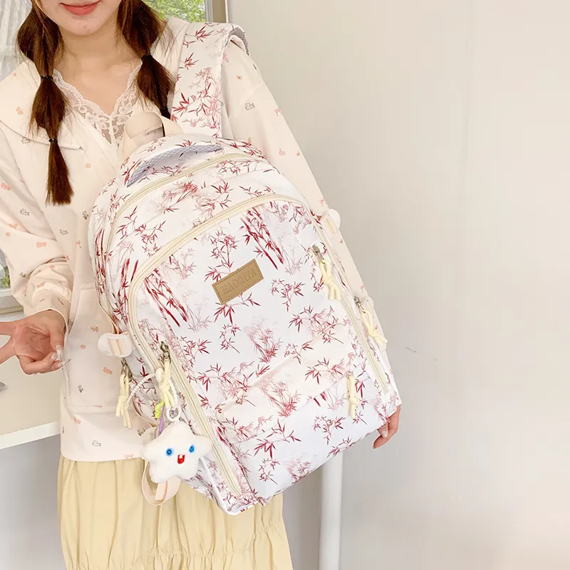 WICKBUEN Nylon Fabric Backpack Women's Multicolor-16