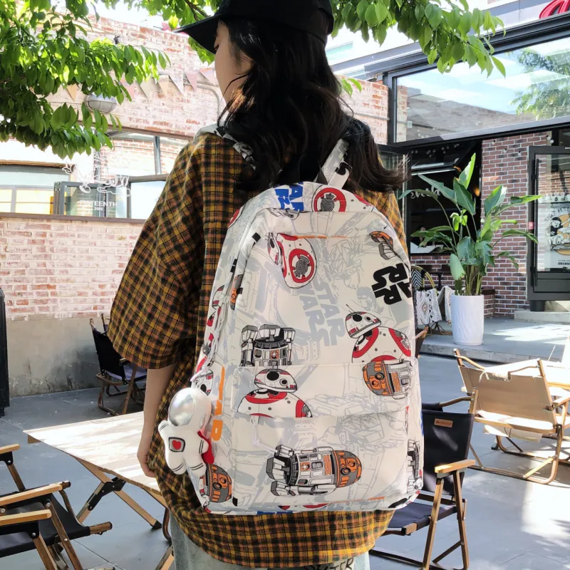 WICKBUEN Nylon Backpack Unisex Multicolor-9