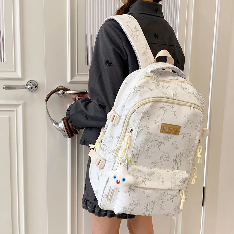 WICKBUEN Nylon Fabric Backpack Women's Multicolor-23