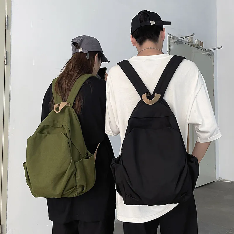 WICKBUEN Washable Canvas Backpack Unisex Multicolor-3