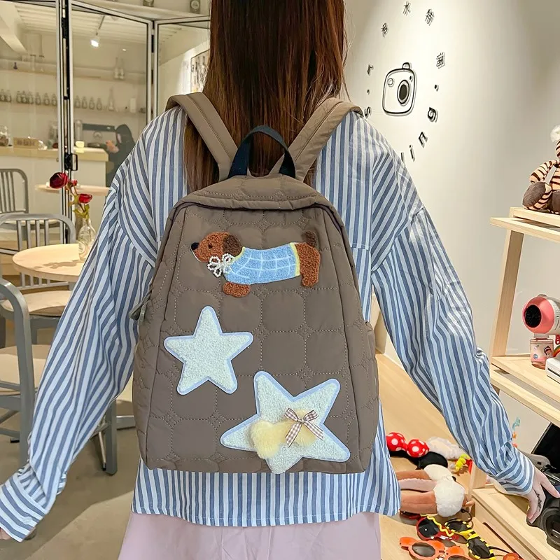 WICKBUEN Composite Cloth Backpack Regular Unisex Multicolor-15