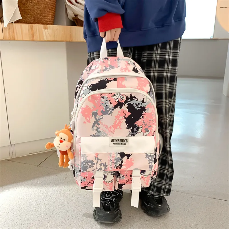 WICKBUEN Nylon Backpack Unisex Multicolor-23