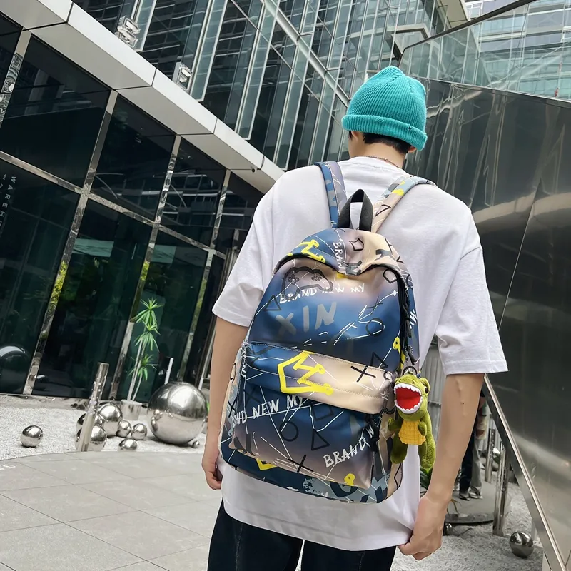 WICKBUEN Nylon Backpack Unisex Multicolor-15