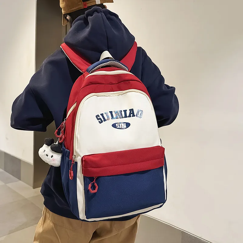WICKBUEN Nylon Backpack Unisex Multicolor-5