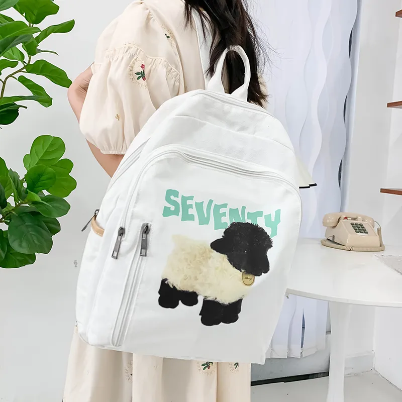 WICKBUEN Nylon Backpack Unisex Aries/Black Sheep-10