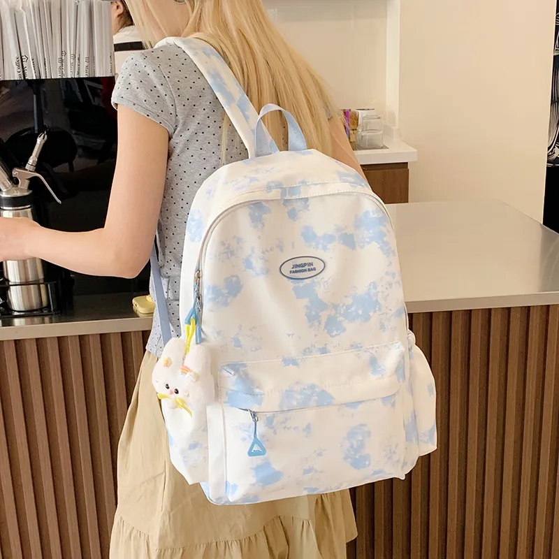 WICKBUEN Nylon Fabric Backpack Women's Multicolor-5