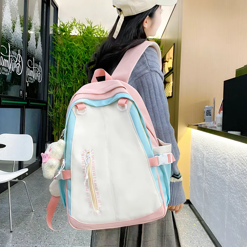 WICKBUEN Nylon Backpack Unisex Multicolor-5