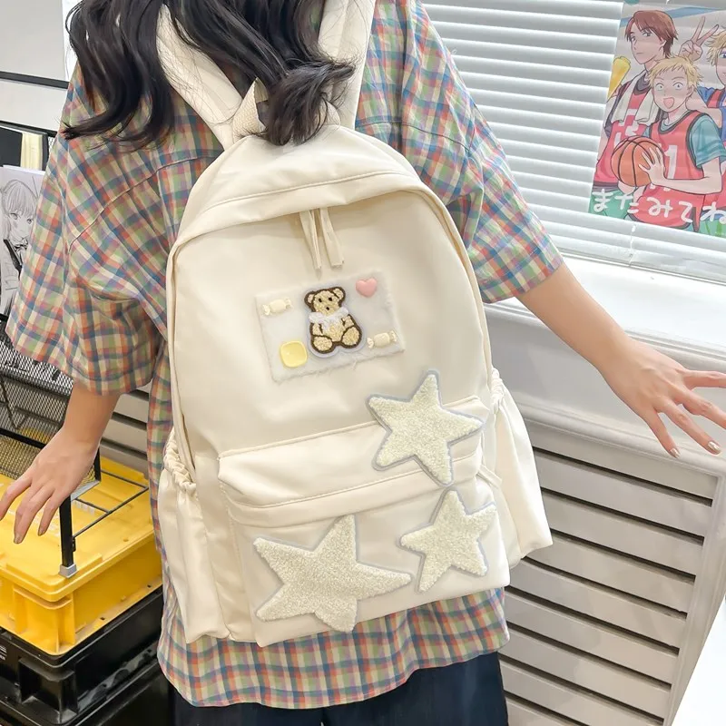 WICKBUEN Composite Cloth Backpack Unisex Multicolor-2