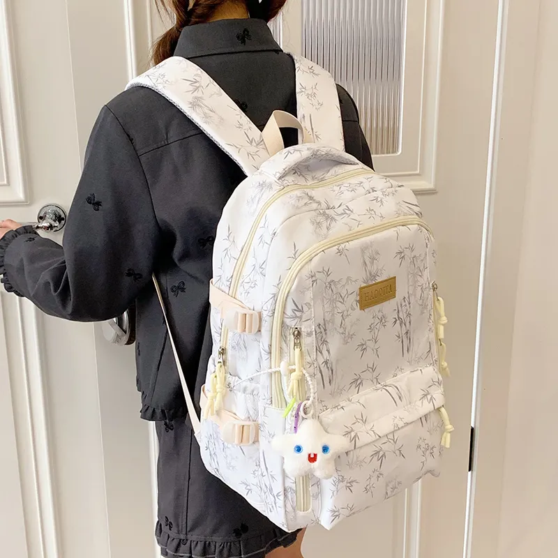 WICKBUEN Nylon Fabric Backpack Women's Multicolor-2