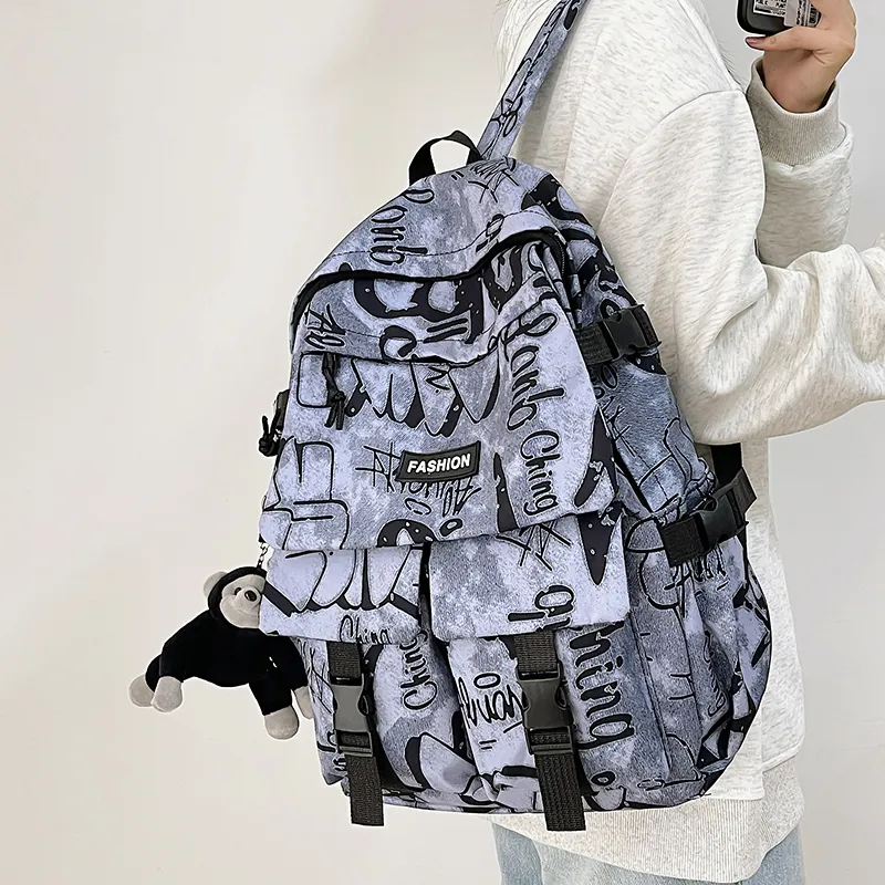 WICKBUEN Nylon Backpack Unisex Multicolor-13