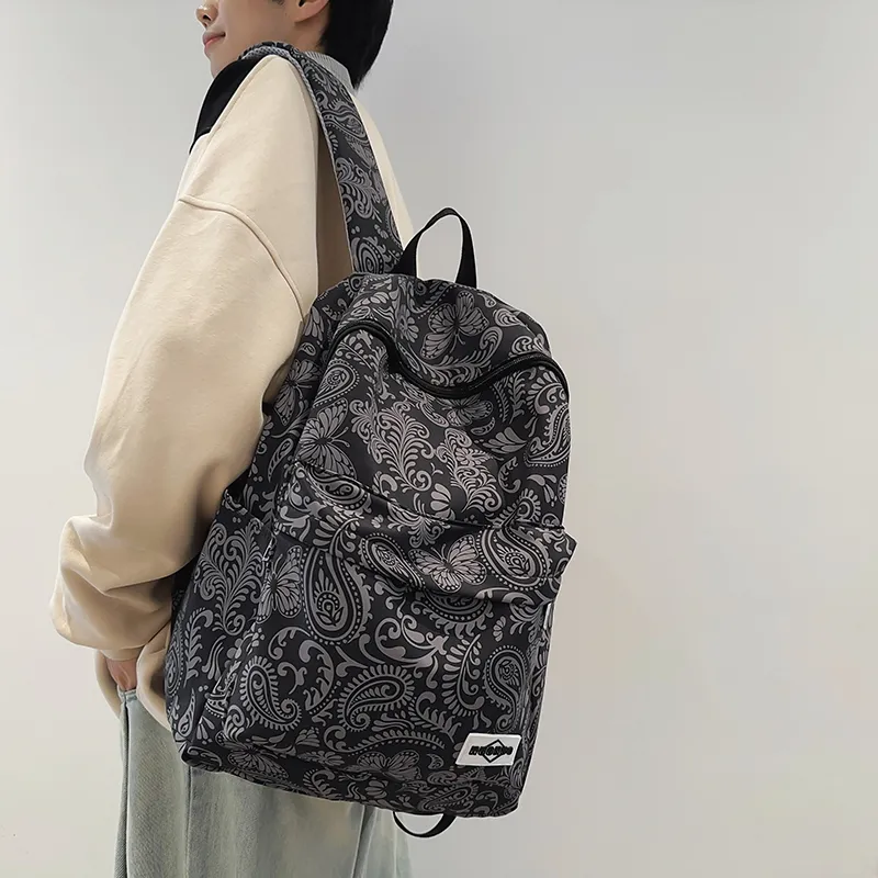 WICKBUEN Nylon Backpack Unisex Multicolor-1