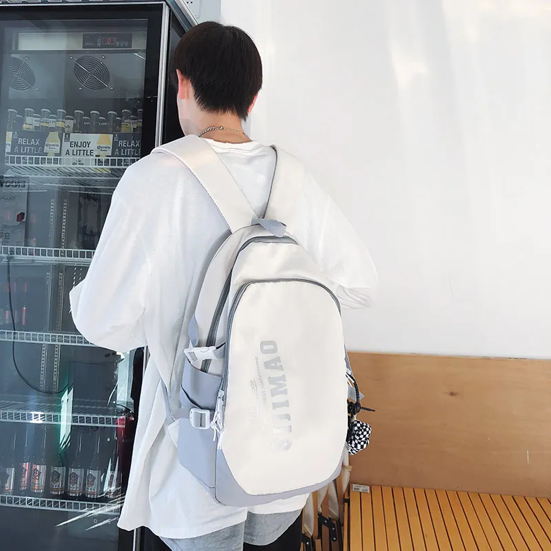 WICKBUEN Nylon Backpack Unisex Multicolor-17