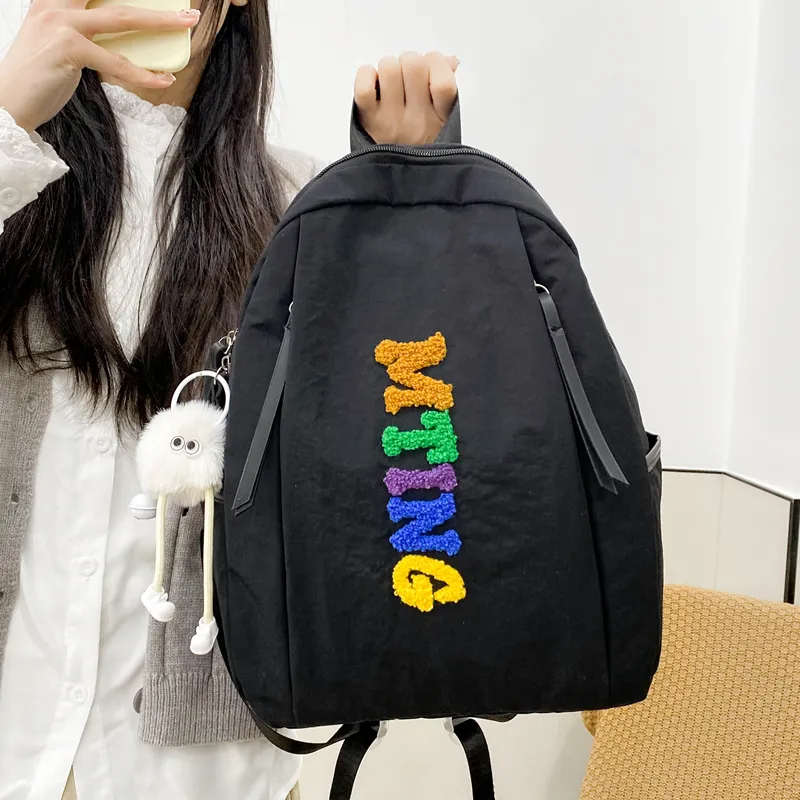 WICKBUEN Nylon Backpack Unisex Multicolor-11