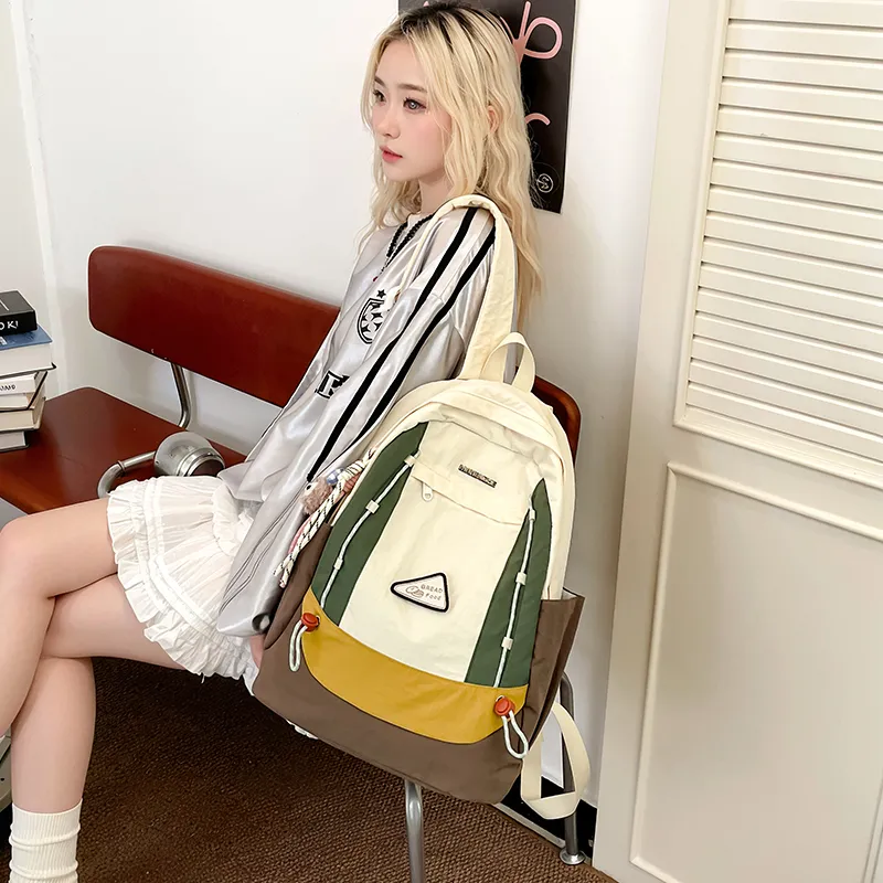 WICKBUEN Corduroy Backpack Unisex Multicolor-4